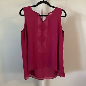 Tobi Pink Blouse with Cutout Back